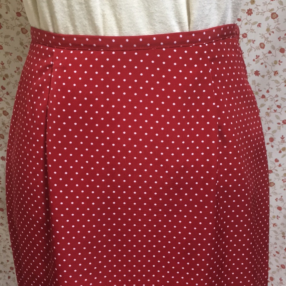 VTG 80’s Polka dot skirt CUTE